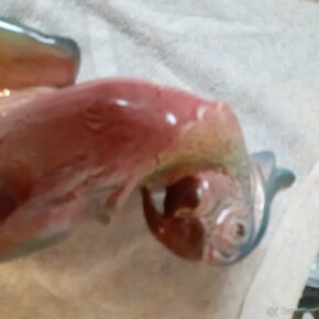 Starožitná keramická glazurovaná soška Jihokera - 10