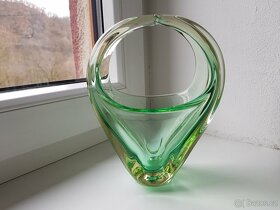 košík hutní sklo - M.Klinger - ŽBS - 10