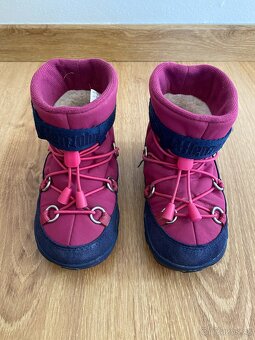 Zimní barefoot boty Affenzahn snowboot econyl snowy flamingo - 10
