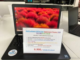 Dell Latitude E5570 15,6“/Intel Core i7-6.gen /SSD 512 GB/RA - 10