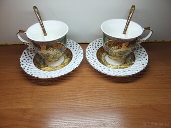 Krásný set, A. Mucha, značeno Queen Isabell. - 10