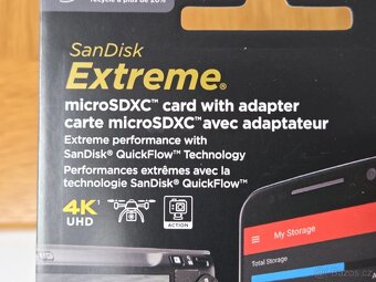 2x paměťová karta SanDisk microSDXC 2TB Extreme s fakturou - 10
