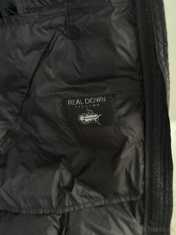 Černá péřová bunda prošívaná - 10