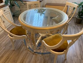 Prodám italský stůl a 4 židle od New Design Porte. - 10