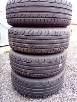 Alu kola R 17, ET 40, 5x108, vč. pneu 225/55 ZR 17 - 10