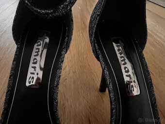 Dámské plesové stříbrné boty Tamaris vel. 41 - 10