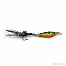 Okoun-Pstruh mini 3D nástrahy Lurky 4ks 2,5cm 6g peří - 10