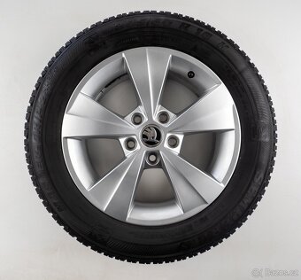 Škoda Octavia - Originání 16" alu kola - Zimní pneu - 10