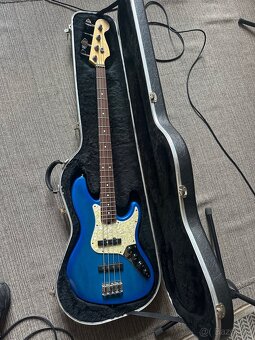 1996 Fender Active Jazz Bass Deluxe USA Blueburst - 10