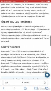 LED Smart TV Panasonic TX-L42E6E - 10