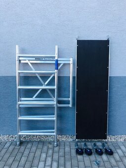 Pojízdné hliníkové lešení. FS 75 - 10