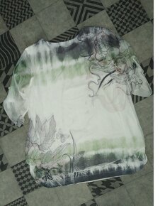 Halenka - tunika mandala, 2 vrstvy, vel. L - XL - 10