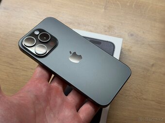 Iphone 15pro 256gb černý titan - 10
