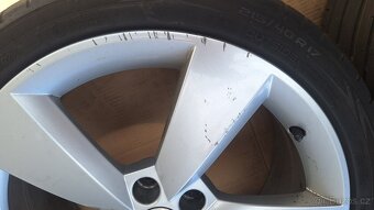 Alu kola Škoda 17" 5x100 pneu 215/40 R17 Fabia Scala Rapid - 10