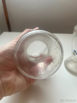 Starožitná malovaná sklenice, 2 ks - 10