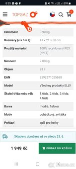 Školní batoh TOPGAL 1. - 3. třída ve velmi pěkné stavu - 10