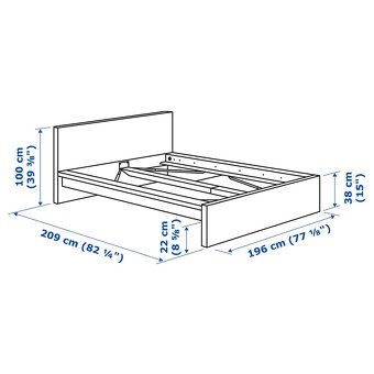 Ložnice malm ikea - 10
