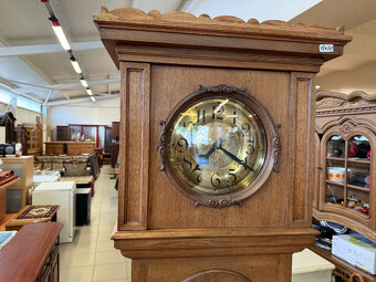 Anglické dubové podlahové bicí hodiny - 10