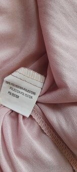 Krásné pudrové dlouhé šaty s přehozem - 10