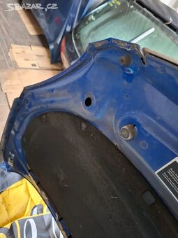 Kapota škoda fabia 2, předface modrá - 10
