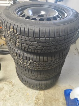 Ocelové disky 6,5Jx16H2 a zimni pneumatiky Continental - 10