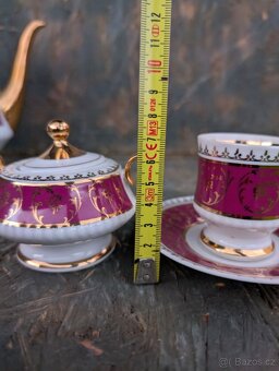Vintage - Porcelánový moka set, Horní Slavkov. - 10