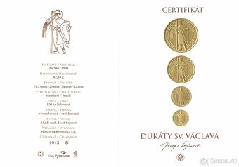Kompletní sada Svatováclavských dukátů od Šejnosta - 10