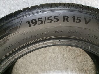 4x -- 195/55 R15 Letní pneu Barum Bravuris 5hm -- - 10