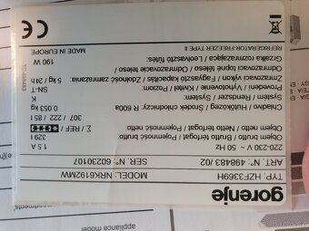 Kombinovana lednice s mrazakem REZERVACE - 10