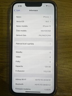 Iphone 13 RED edice, 128gb - 10