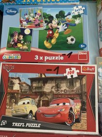 puzzle pro děti - asi 25-30 kusů - 10