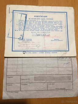 Favorit 1956 i se zaručním listem - 10