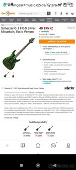 Elektrická kytara SCHECTER C-1 FR-,S - 10