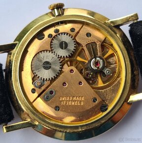 Pánské zlaté náramkové hodinky Helvetia 14K - 10