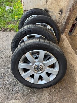Originální VW alu kola R16 s pneu 205/55/16 Michelin - 10