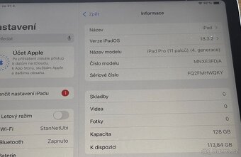 Apple iPad Pro 11 M2 2022 128GB + pencil + 3 obaly - 10