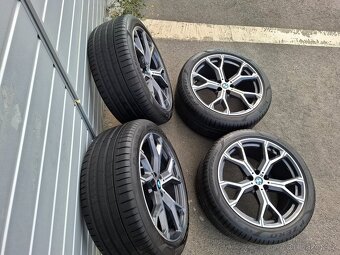 Originál sada 21" BMW G05, X5, X6 style 741M - TOP - 10