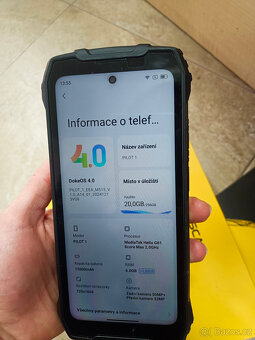 Mobil Oscal Pilot 1, 6/256 GB, nárazuvzdorný, ochranná fólie - 10