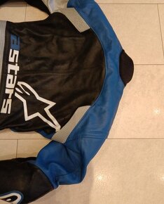 Alpinestars-Pánská kožená moto kombinéza,jednodíl - 10