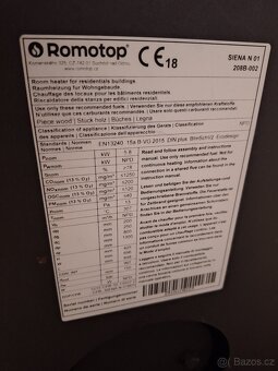 Krbová kamna Romotop Siena N 01 - 10