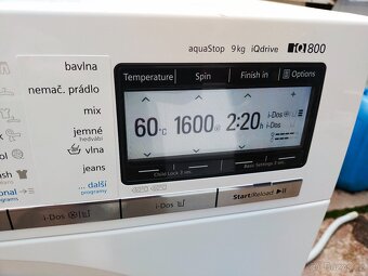 Prodám LUXUSNI dig.pračku zn. SIEMENS na 9kg---DOVEZU-- - 10