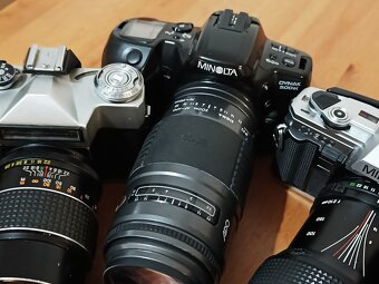 2- FOTOkonvolut - fotoaparáty, objektivy (Minolta, Zenit) - 10