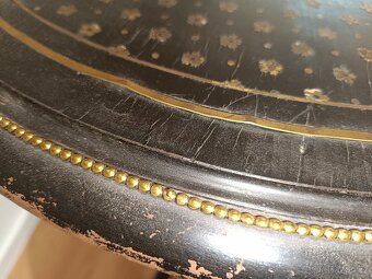 Starožitná křesílka, stolek a taburetka - 10