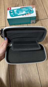 Nintendo switch lite turquise + hry - 10