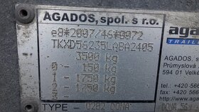 Prodám AGADOS DONA 56 - 2 nápravový - 10