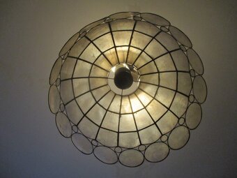 lustr, světlo, stínidlo, vitrážový, styl Tiffany - 10