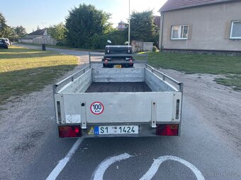 Bržděný přívěs Anssems 2000 kg, 130x250, nová STk - 10