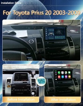 Toyota prius 200-2009 Autorádio displej - 10