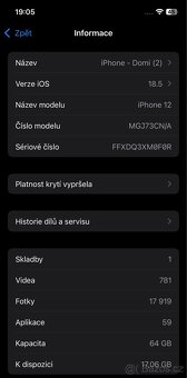 iPhone 12 - 64Gb Product RED - TOP stav - 10