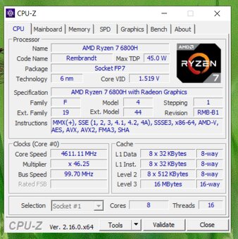 ACER NITRO 5 - Ryzen 7 6800H 16GB 512GB RTX 3050 - 10